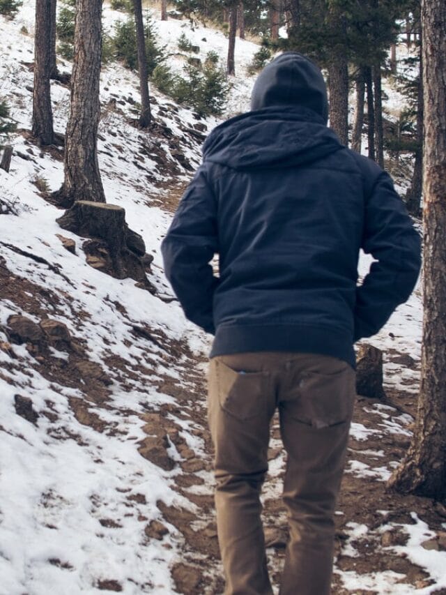 winter hiking in the smoky mountains