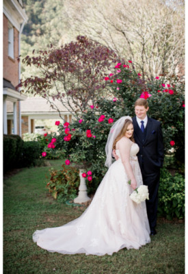 ellen and jake - smoky mountain destination wedding at christopher place resort