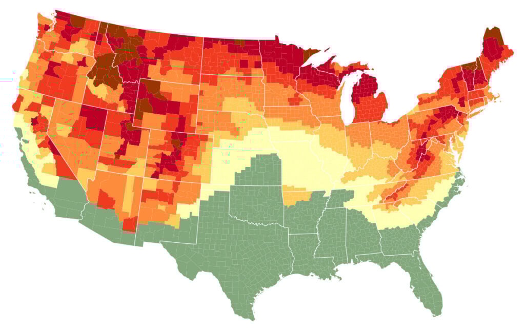 2024 Smoky Mountains Fall Foliage Prediction Map